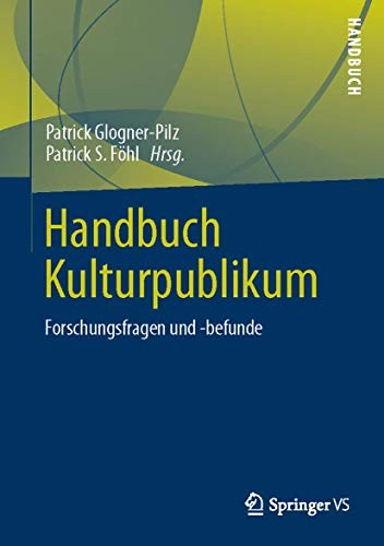 Cover for Handbuch Kulturpublikum