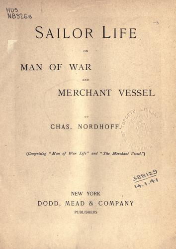 Cover for Sailor life on man of war and merchant vessel.