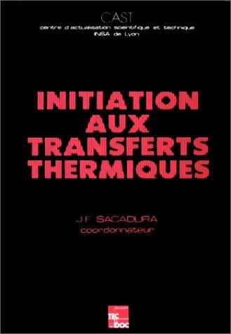 Cover for Initiation aux transferts thermiques