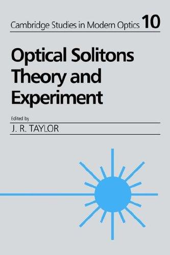 Cover for Optical Solitons