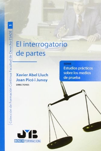 Cover for El interrogatorio de partes.