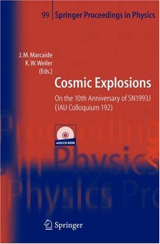 Cover for Cosmic Explosions