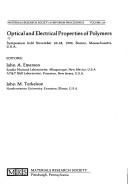 Cover for Optical and Electrical Properties of Polymers