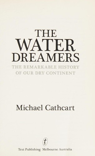 Cover for Water Dreamers
