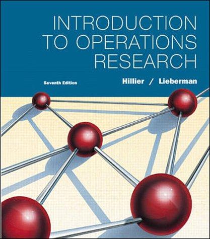 Cover for Introduction to Operations Research