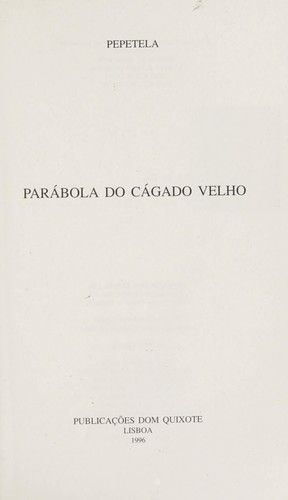 Cover for Parábola do cágado velho