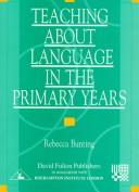 Cover for Teaching about language in the primary years