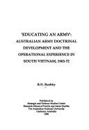 Cover for 'Educating an army'