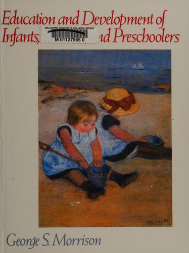 Cover for Education and Development of Infants, Toddlers, and Preschoolers