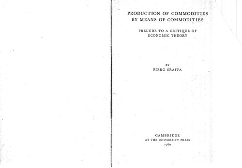 Cover for Prod of Commodities