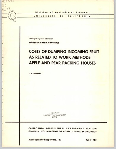 Cover for Efficiency in fruit marketing