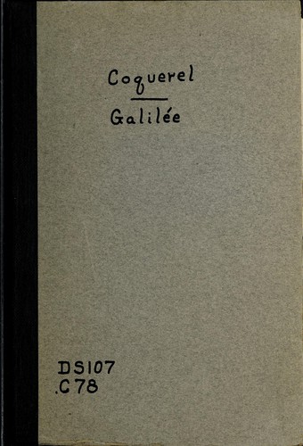 Cover for La Galilée