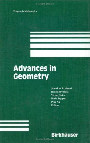 Cover for Advances in Geometry
