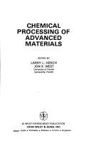 Cover for Chemical processing of advanced materials