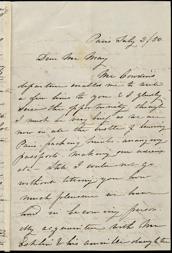 Cover for [Letter to] Dear Mr. May