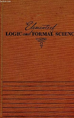 Cover for Elements of Logic and Formal Science