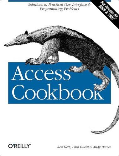 Cover for Access cookbook