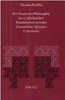 Cover for Der Traum Der Philosophie Im 12. Jahrhundert