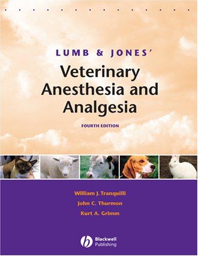 Cover for Lumb and Jones Veterinary Anesthesia and Analgesia