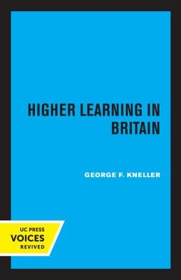 Cover for Higher Learning in Britain