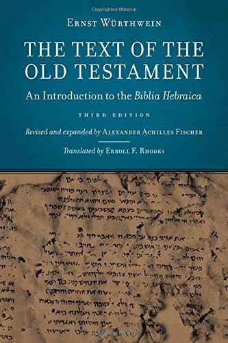 Cover for The Text of the Old Testament