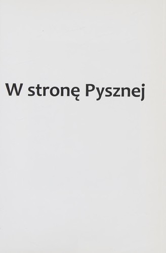 Cover for W stronę Pysznej