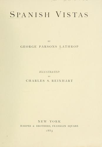 Cover for Spanish vistas