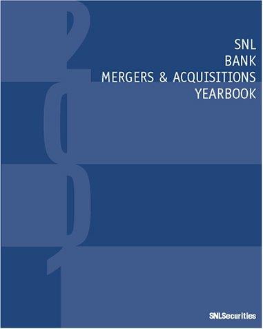 Cover for 2001 SNL Bank Mergers & Acquisitions Yearbook