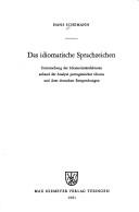 Cover for Das idiomatische Sprachzeichen