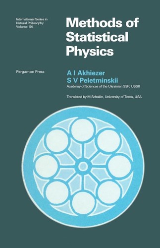 Cover for Methods of statistical physics