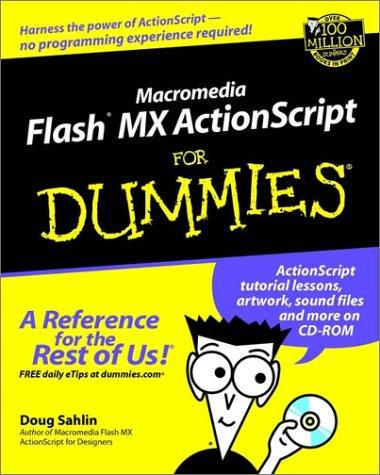 Cover for Macromedia Flash MX ActionScript for Dummies