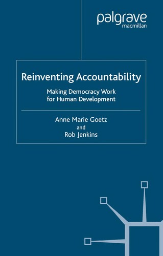 Cover for REINVENTING ACCOUNTABILITY: MAKING DEMOCRACY WORK FOR HUMAN DEVELOPMENT.