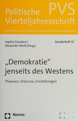 Cover for "Demokratie" jenseits des Westens