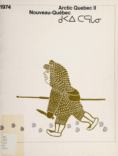 Cover for Prints Arctic Quebec II, 1974 = Estampes Nouveau-Quebec, 1974