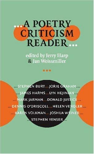 Cover for A Poetry Criticism Reader