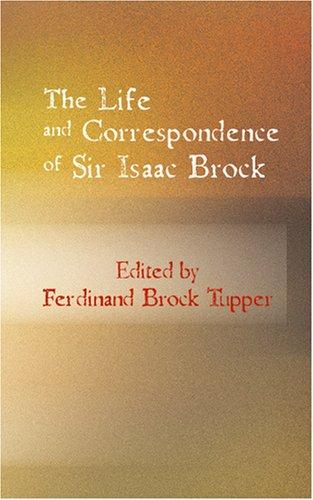 Cover for The Life and Correspondence of Sir Isaac Brock