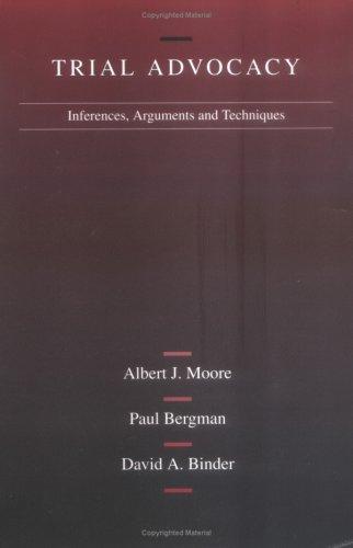 Cover for Trial advocacy