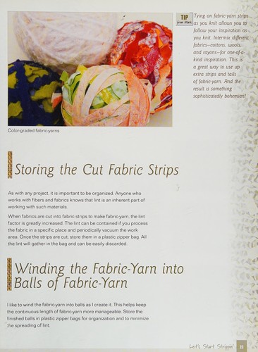 Cover for Strip & knit with style
