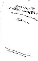 Cover for Conflict in Central America