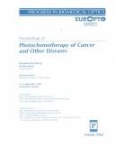 Cover for Photochemotherapy of Cancer and Other Diseases: 9-11 September 1998 Stockholm, Sweden 