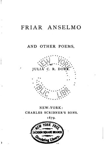 Cover for Friar Anselmo