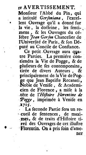 Cover for Poggiana, ou La vie, le caractère, les sentences, et les bons mots de Pogge florentin, avec son ...
