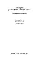 Cover for Strategien politischer Kommunikation