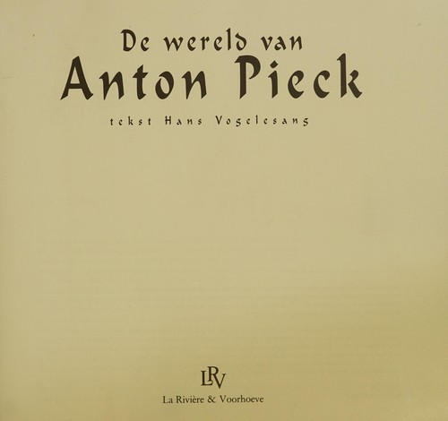 Cover for De Wereld van Anton Pieck