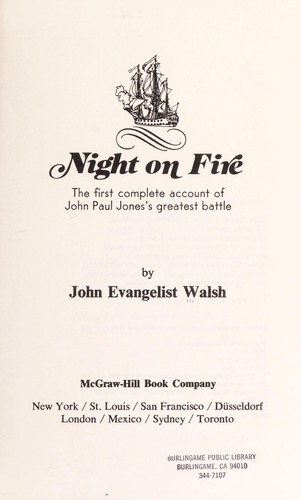 Cover for Night on fire