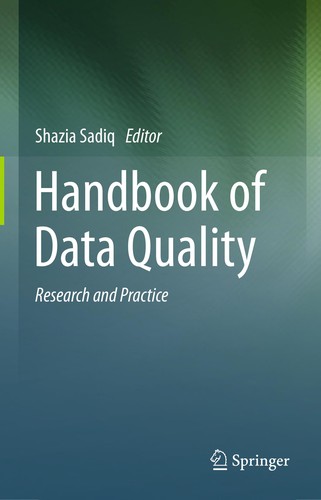 Cover for Handbook of Data Quality