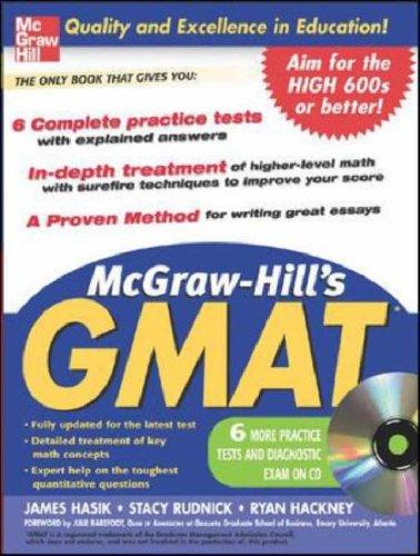 Cover for McGraw-Hill's GMAT with CD-Rom (McGraw-Hill's GMAT)