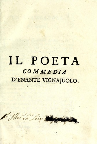 Cover for Il poeta