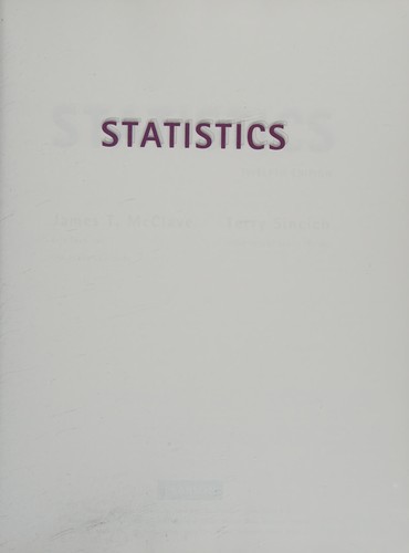 Cover for Statistics