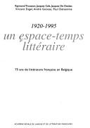 Cover for Un espace-temps littéraire